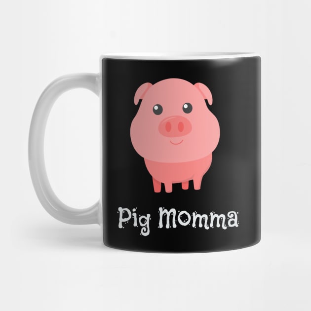 Cute Pig Momma Girl Pet Piglet Owner Mommy Mama by theperfectpresents